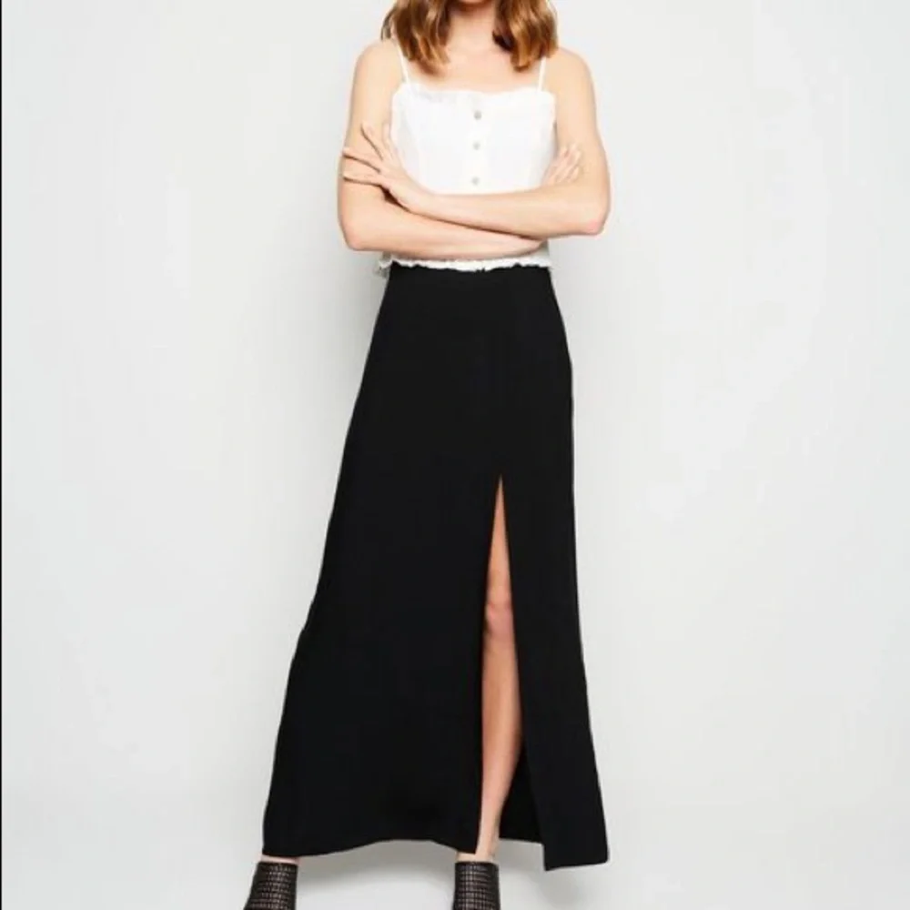 Weston Wear High Slit Maxi Knit Skirt - Picture 1 of 8